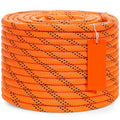120ft Dual-Weave Polyester Cord 3/8 1/2in 48-Strand Multi-Use Rope for Arborist Activities Outdoor Adventures Versatile