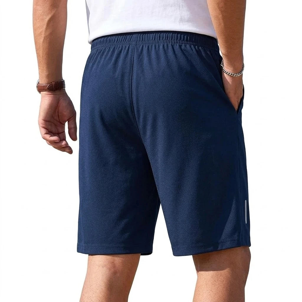 Beach Mens Quick Dry Short Pants Summer Athletic Trousers Pocket Gym Man Casual Zipper Hiking Shorts Man Plus Size Baggy Pants