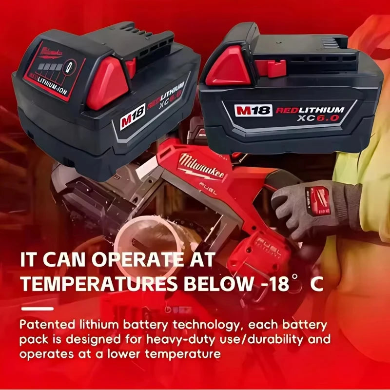 M18-6.0 100% original 2 PCS 18V Milwaukee brand 48-11-1860 6.0 AH Batteries M18 XC18 48-11-1860 New In Pack portable tools