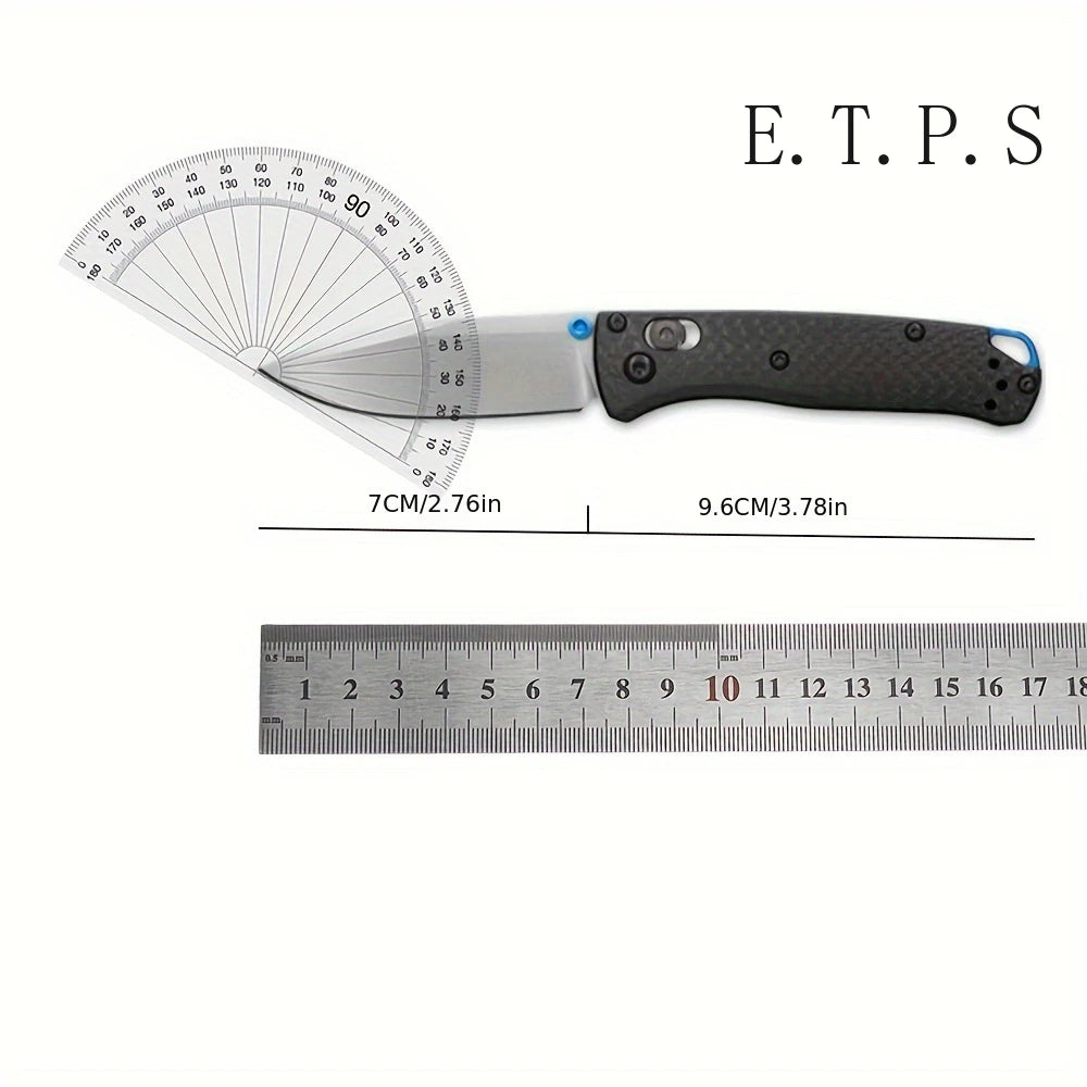 Folding Knife Carbon Fiber Handle Outdoor Camping Pocket EDC Tool Portable Pocket Clip