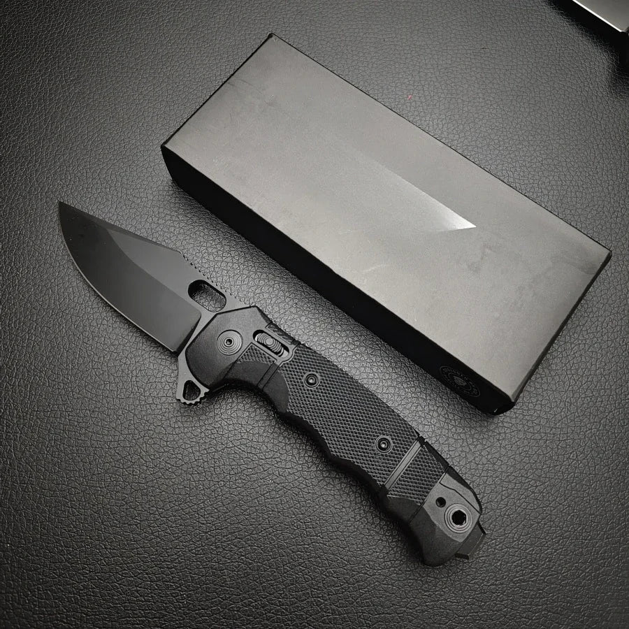 Portable Folding Knife Outdoor Tactical Hunting Knife EDC Practical Cutting Knife Adventure Survival Tool Men's Gift