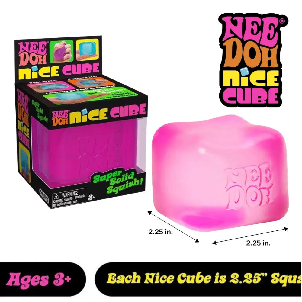 2026 Hot Nice Cube Stress Relief Sensory Toy for ADHD Focus and Anxiety Unisex Fidget Tool Soft Squishy Desk