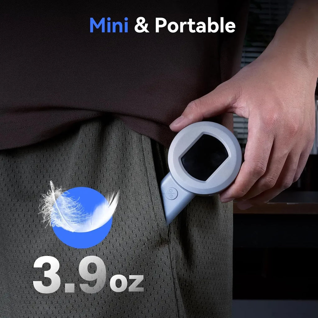 Microscope for Adults Kids Handheld Coin Magnifier with Light for Error Coins Collector Portable 100X Jewelers Loupe