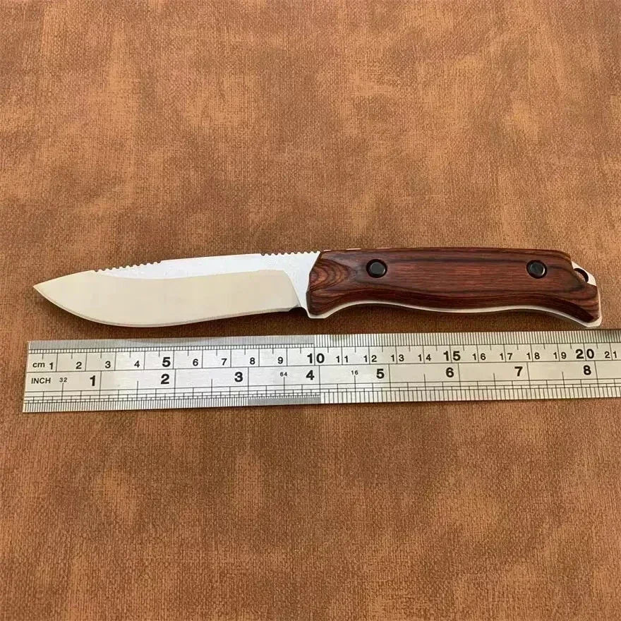 Straight BM 15002/15017 Wilderness Hunting Knife CPM-S30V Blade Wooden/G10 Handle Outdoor Knives Pocket EDC Tools