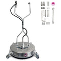 20" Pressure Power Washer Surface Cleaner 4600PSI with 4 Wheels & Dual Handles 3/8" Quick Connect for Concrete Driveway Sidewalk