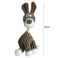 Plush Squeaky Puppy Chew Toys Interactive Teething Training Dog Toys for Small Dogs Cute Donkey Design