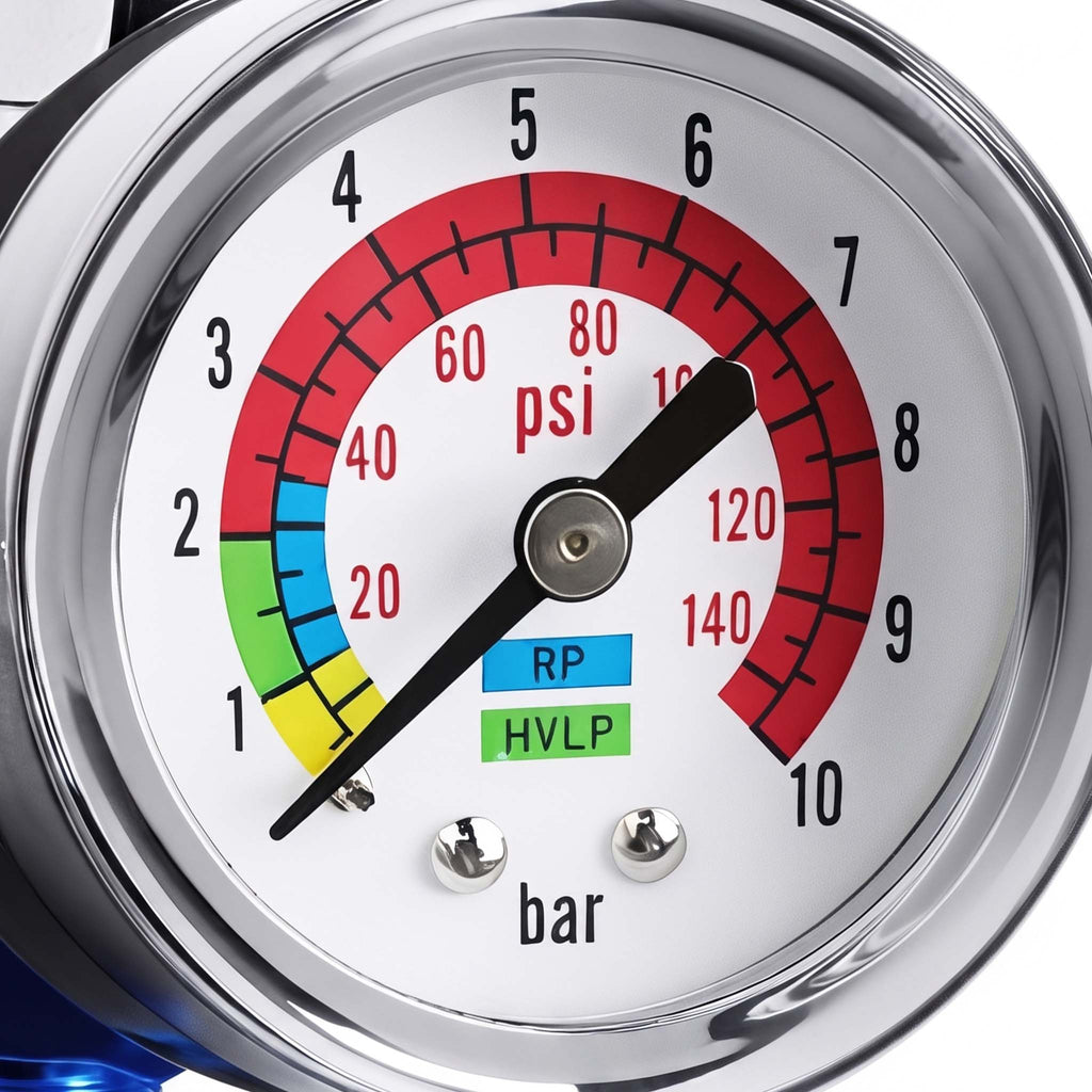 Professional Analog Air Compressor Regulator - 150 PSI High Flow Control with 89 SCFM (AR-01)
