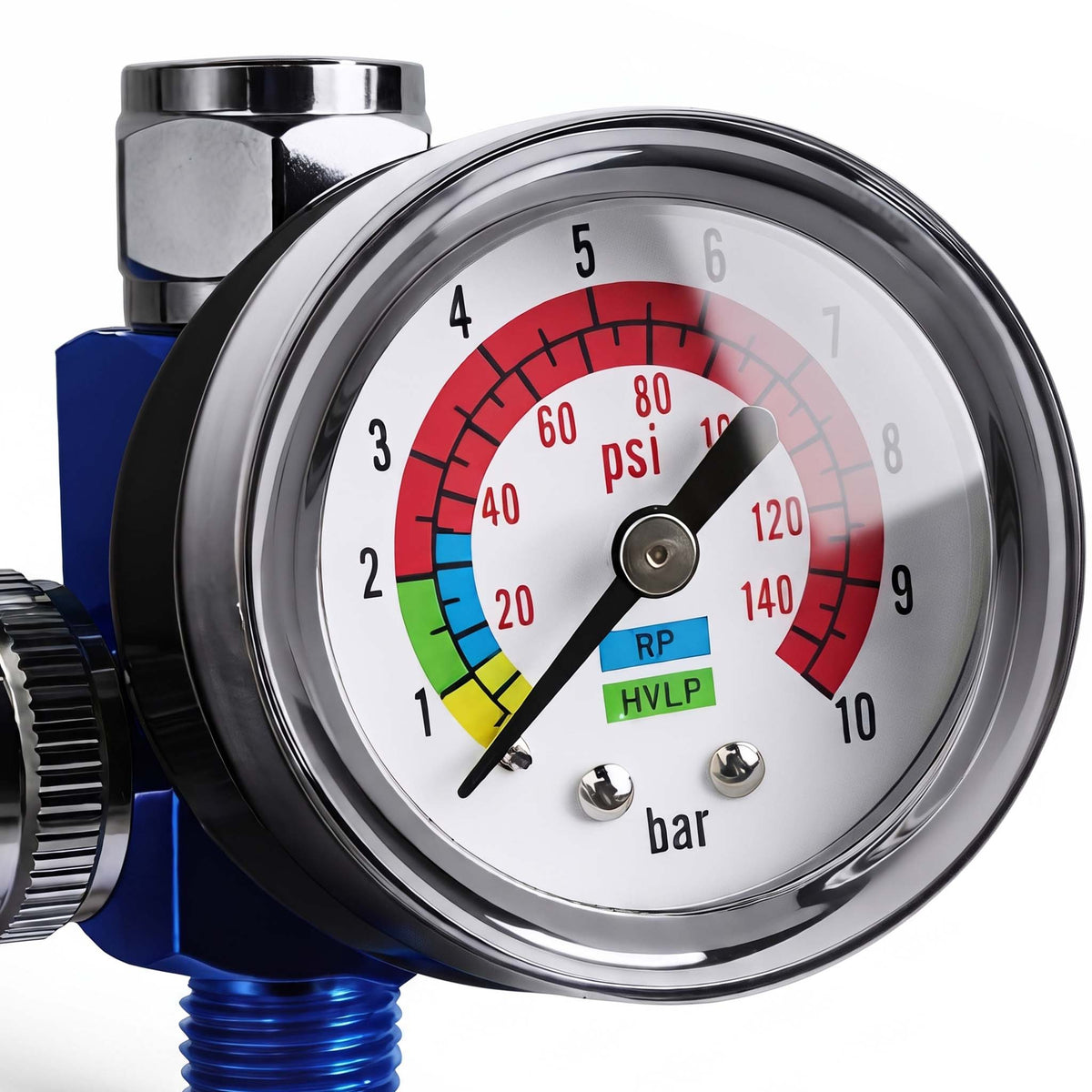 Professional Analog Air Compressor Regulator - 150 PSI High Flow Control with 89 SCFM (AR-01)
