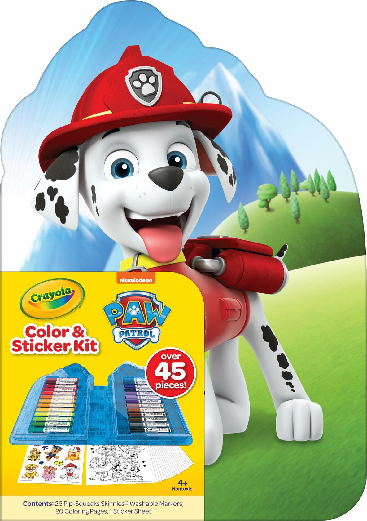 Paw Patrol Art Kit Creative Drawing and Coloring Set for Kids